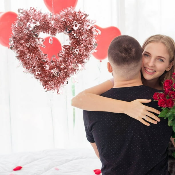 Valentine's Day Decoration Heart Shape Garland Home Decoration Wedding Room Decoration Western Valentine's Day Wedding Car Decoration