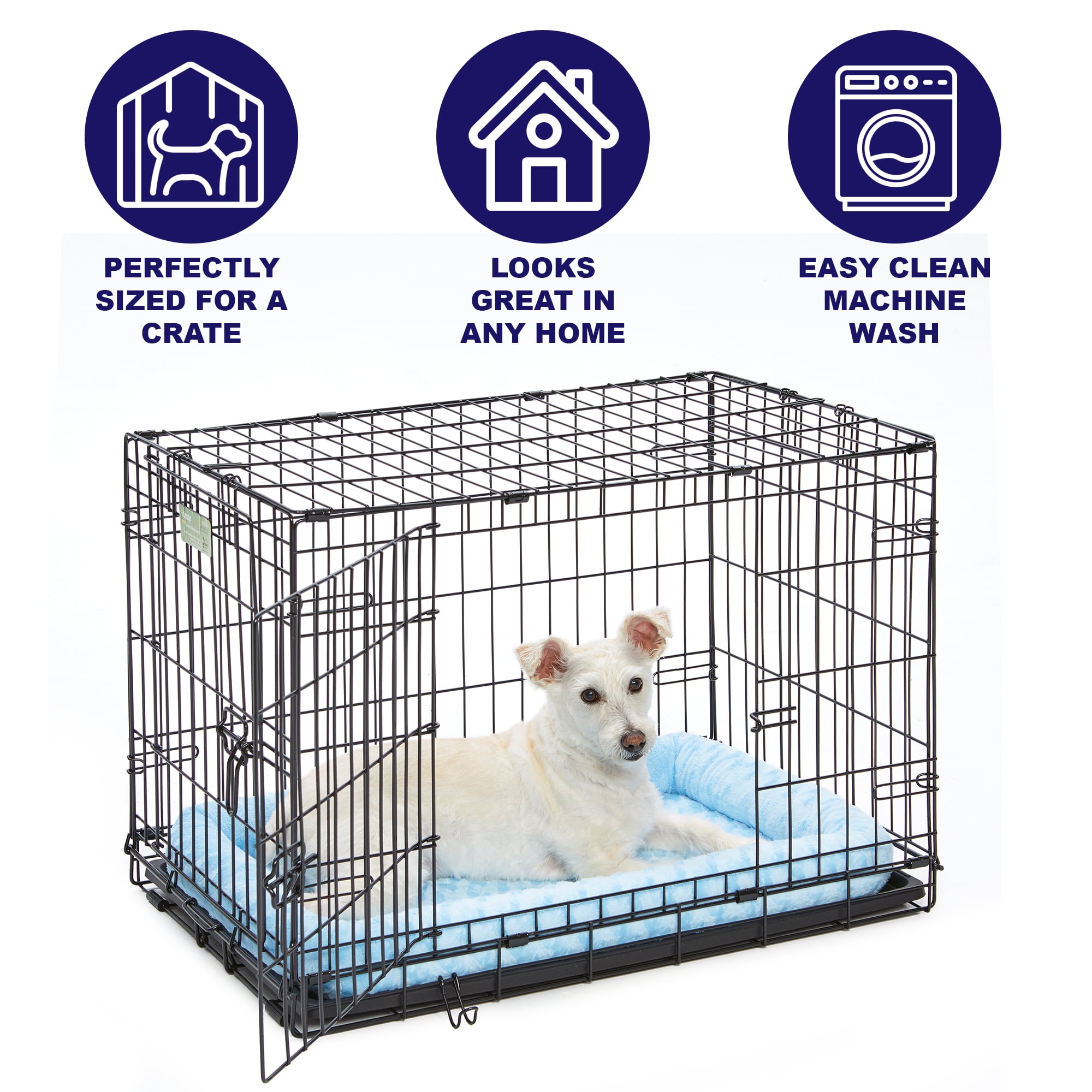 MidWest QuietTime Pet Bed & Dog Crate Mat, Cinnamon 48