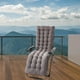 thumbnail image 5 of Sillón reclinable grueso mecedor, cojín reclinable, cojín sólido para asiento de playa, tumbona Gris A, 5 of 8