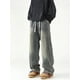 thumbnail image 1 of Pantalones vaqueros holgados para hombre, Jeans desgastados de pierna recta, ropa de calle Y2K, moda Hip Hop, 2024, 1 of 5