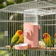 thumbnail image 6 of MOPOOR Water Feeder Removable Stainless Hanging Drinking Plastic Bottle Water Dispenser Drinker Crate for Bunny Puppy Cat Chinchilla Ferret Guinea Pig Squirrel Hedgehog, Small Animal Cage Accessory, 6 of 8