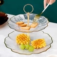 thumbnail image 2 of Soporte para pastel de 3 niveles YONGSHENG Kit de accesorios de varillas Metal Dorado 5 bodas, 2 of 5