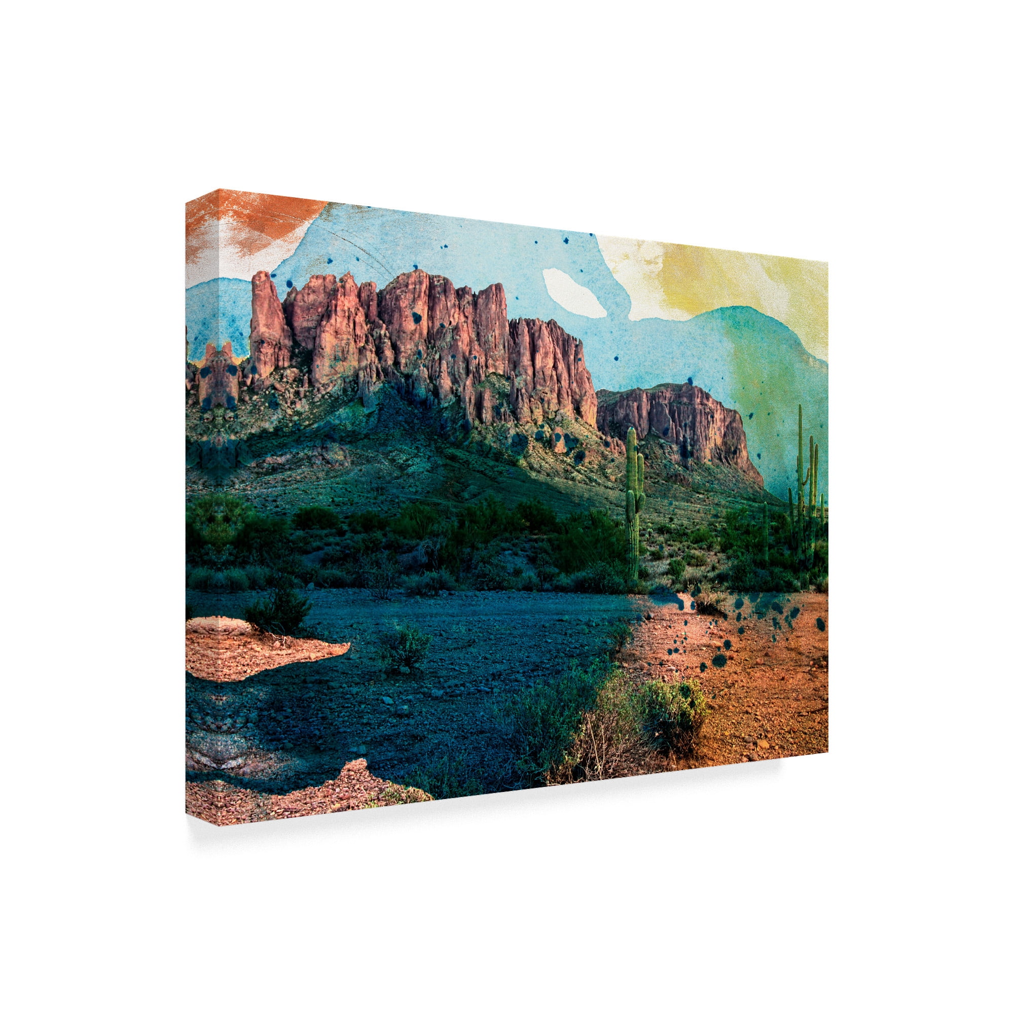 Arizona Abstract' Canvas Art by Sisa Jasper