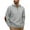A-Grey344, variant on Mens Hoodies Vintage Button V Neck Pullover Hooded Sweatshirts Contrast Elbow Patches Long Sleeve Oversized Streetwear Top Blue XXL