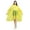 Yellow, variant on Yesbay EVA Transparent Hooded Raincoat Adult Unisex Mid-length Poncho with Snap Buttons Waterproof Windproof Hiking Raincoats for Men Women