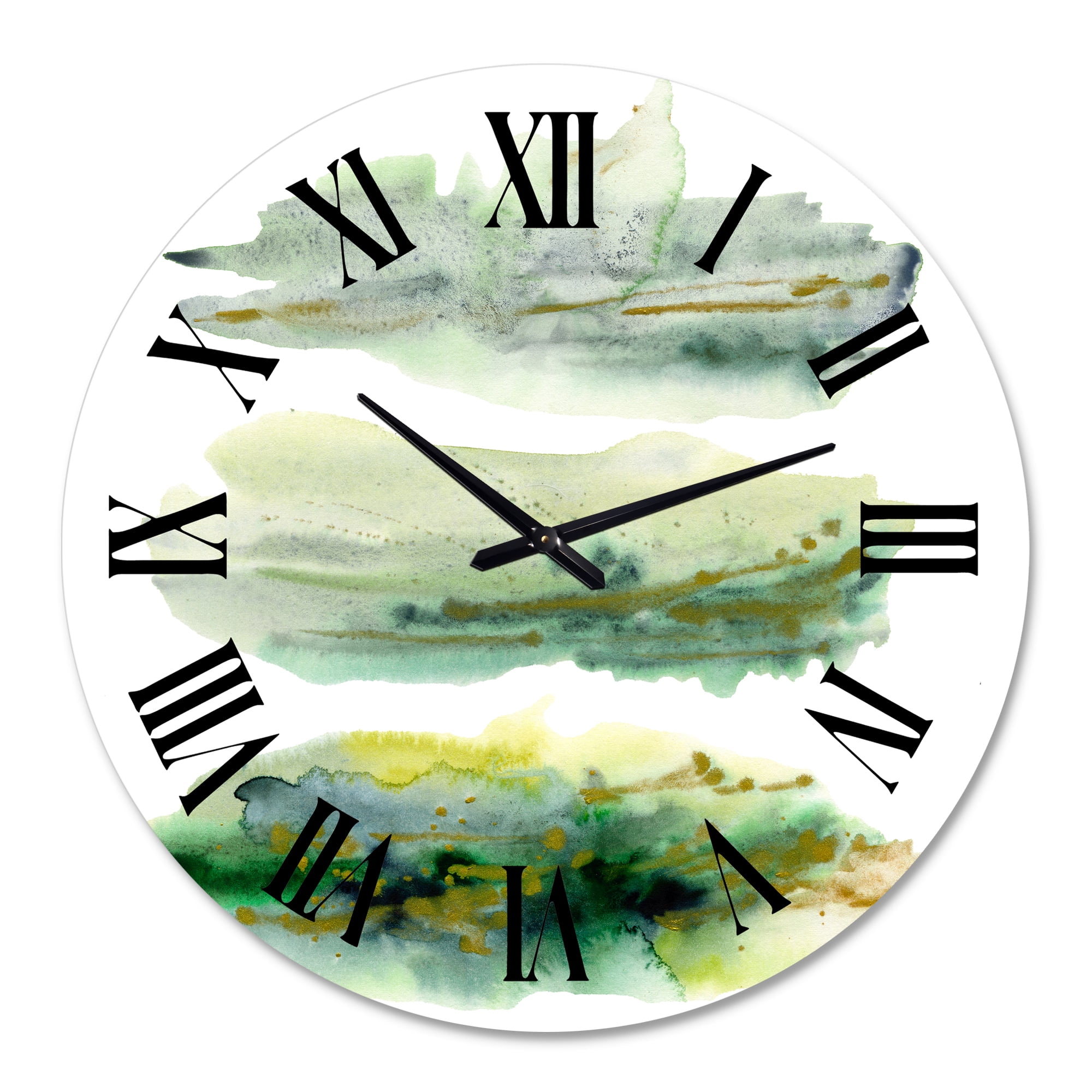 Designart 1 in Modern,Contemporary Wall Clock