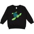 thumbnail image 2 of Inktastic Sea Turtle with Swirls Toddler Sweatshirt, 2 of 4