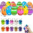 thumbnail image 3 of YUNAFFT Easter Bunny Mini Squeeze Balls, Easter Basket Stuffers, Easter Egg Fillers, Squishies Stress Relief Fidget Toys Gifts Party Favors, 3 of 7