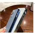thumbnail image 3 of Electroplated Matte Acrylic Tempered Glass Case for iPhone 16 15 14 13 12 11 Pro Max, Ultra-Thin Frosted Acrylic Phone Cover, Titanium Metal Original Color Phone Case, 3 of 7