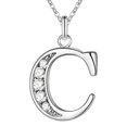 thumbnail image 1 of Collar europeo y americano de 26 letras, accesorios de moda con incrustaciones de diamantes, 1 of 6