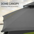 thumbnail image 4 of Meetleisure 20'x10' Canopy Gazebo, Patio Party Tent with Vented Soft Top, Outdoor Garden Gazebo for Backyard,Gray, 4 of 11