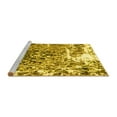 thumbnail image 2 of Ahgly Company Machine Washable Indoor Rectangle Abstract Yellow Modern Area Rugs, 8' x 10', 2 of 4