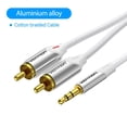 thumbnail image 1 of Vention RCA Cable de 3,5mm a 2RCA Splitter RCA Jack 3,5 RCA Cable de Audio para Smartphone Home Theater amplificador AUX RCA Cable zhangyuxiang LED, 1 of 2