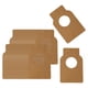 thumbnail image 1 of 100 etiquetas para cuello de botella, etiquetas de regalo, etiquetas de papel lisas, etiquetas para bodega, para bar Marrón, 1 of 9