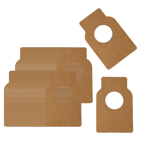 100 Pieces Bottle Neck Tags Cellar Labels for Kitchen Brown
