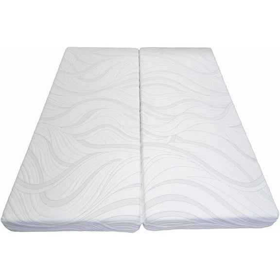 Cozyway Vertical Bi-Fold RV Short Queen Mattress, 75" x 60", 6" Thick | Mattress in a Box
