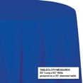 thumbnail image 3 of 12/Case Bulk Cobalt Blue Round Plastic Table Covers, 3 of 6
