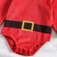 thumbnail image 5 of RIJOPUTY Boys 5t Christmas Outfit First Christmas Baby Girl Outfit Cute Christmas Outfits for Girls Boys Clothes 10-12 Short Sleeve Bodysuit Girls 3t, Red 12-18 Months, 5 of 8