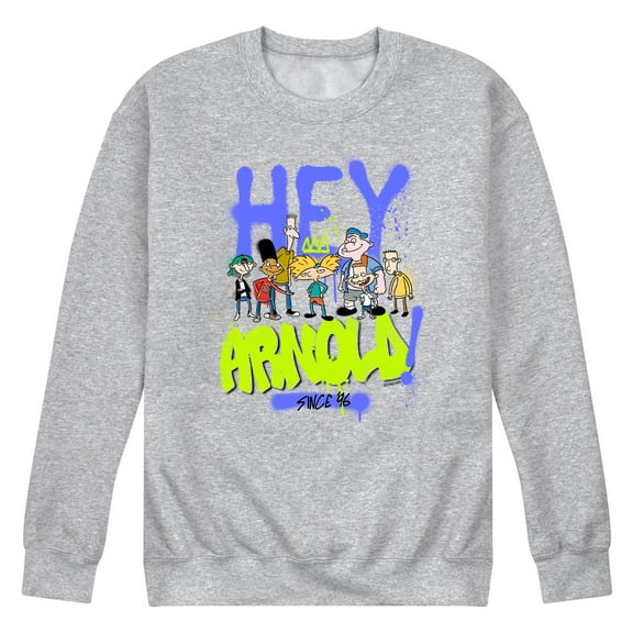 Hey Arnold! - Retro Arnold Since 96 - Men's Crew Neck Fleece Pullover
