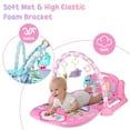 thumbnail image 6 of Baby Gym Play Mat 3 in 1 Fitness Music and Lights Fun Piano Activity Mat Infant Newborn Toys(Pink), 6 of 9
