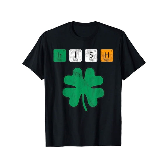 Funny St Patricks Day Science Teacher Irish Chemistry Gift T-Shirt