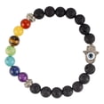 thumbnail image 2 of Chakra Bracelets - Lava Stone - 03, 2 of 5
