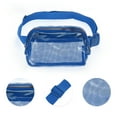 thumbnail image 3 of Unique Bargains 1 Pc Clear Style Running Waist Pack for Hiking Gym Clear Blue TPU, 3 of 4