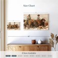 thumbnail image 3 of Elephant Stock The Roundup Warm Wall Art - Horizontal Canvas Wall Art - Living Room Wall Decor - Animal Canvas - Beige And Orange Decor By Marilyn Hageman - 24" x 16", 3 of 4