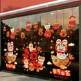 thumbnail image 5 of Chinese Snake Year Window Clings 2025 Spring Festival Window Decals Stickers for Home Restaurant Store Party Decoration Ornament, 5 of 9