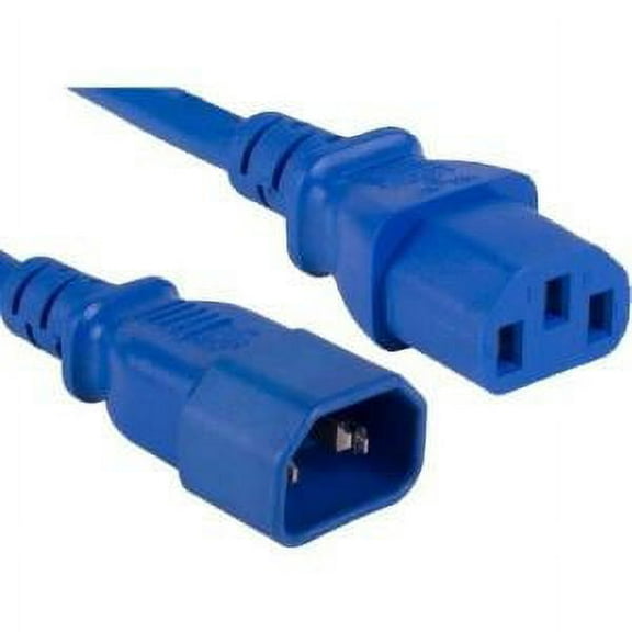 10FT BLUE C13 TO C14 POWER EXTENSION CORD