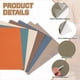 thumbnail image 3 of 2 Pcs Parche de reparación de cuero 8"x10" Kit de cinta de reparación autoadhesiva para cuero y vinilo para muebles, sofás, sillas, asientos de coche, barcos, chaquetas, Caqui, 3 of 7