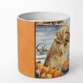 thumbnail image 2 of Carolines Treasures DAC1774CDL 10 oz Unisex Golden Retriever Fall Kitchen Pumpkins Decorative Soy Candle, 2 of 5
