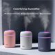 thumbnail image 4 of Injueey Humidificador de aire, 300ml, difusor ultrasónico de aceites esenciales, Mini USB, generador de niebla fría, aromaterapia con luz colorida para Humidificadores blanco Injueey HA8569-02B, 4 of 6