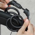 Kinaerty Bike Cable Combination Lock 4Digit Password Antitheft