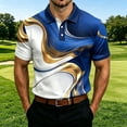 thumbnail image 2 of Bibifish Mens Polo Shirts Short Sleeve Graphic Golf Shirts Classic Fit Athletic Casual Daily Wear Tops, 2 of 4
