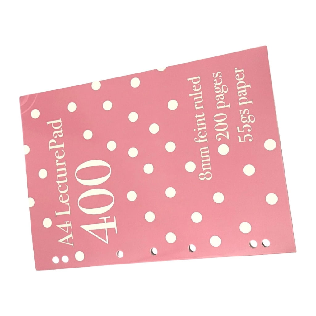 Light weight Portable A4 Notebook Dot Pattern Lined Pages Writing Inspiration