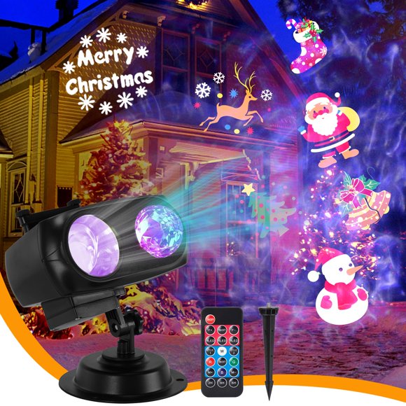 Proyector de luces HAKUTA para Halloween y Navidad con 10 diapositivas HD