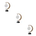 thumbnail image 3 of Langgg Table Lamp With Stand Moon LED Night Lights For Unique And Stylish Lighting Multifunctional PVC Night Light With Stand warm light 3Set, 3 of 6