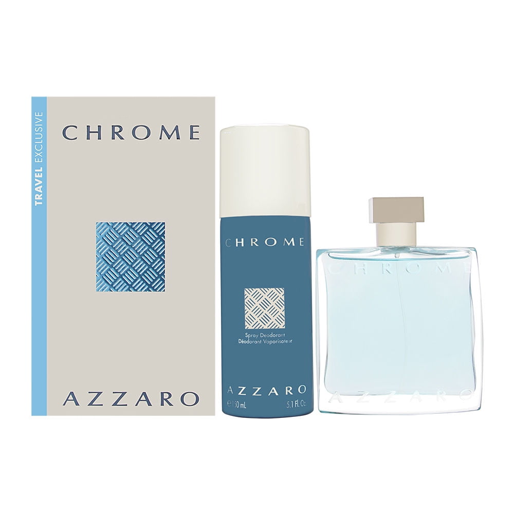 Azzaro Azzaro Chrome Cologne Gift Set for Men, 2 Pieces