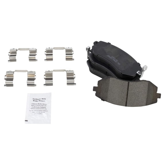 TRQ Front Premium Posi Ceramic Disc Brake Pad LH RH Kit for Subaru New BFA73158 Fits select: 2008-2012 SUBARU OUTBACK, 2003-2010 SUBARU FORESTER