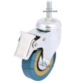 thumbnail image 4 of Pack, Non-Marking Polyurethane Caster Wheel Locking Swivel with Swivel and Locking Casters for Carts, Furniture, Tool Carrier (M10 Threaded Stem-3"), 4 of 4