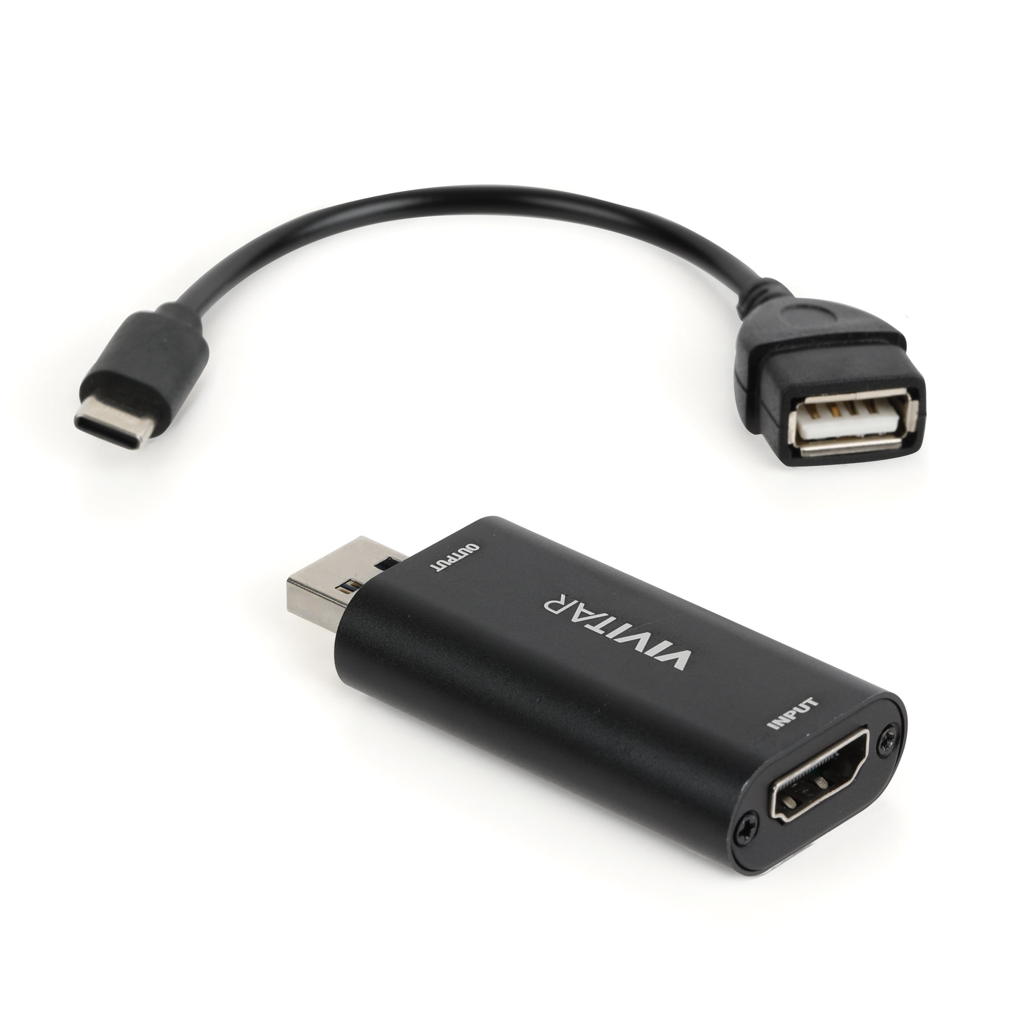 Vivitar HDMI to USB Video Capture Card with Real-Time HDMI Video and Audio for Live Streaming, Includes USB Cable