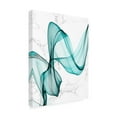 thumbnail image 2 of Irena Orlov 'Teal Ribbons III' Canvas Art, 2 of 3