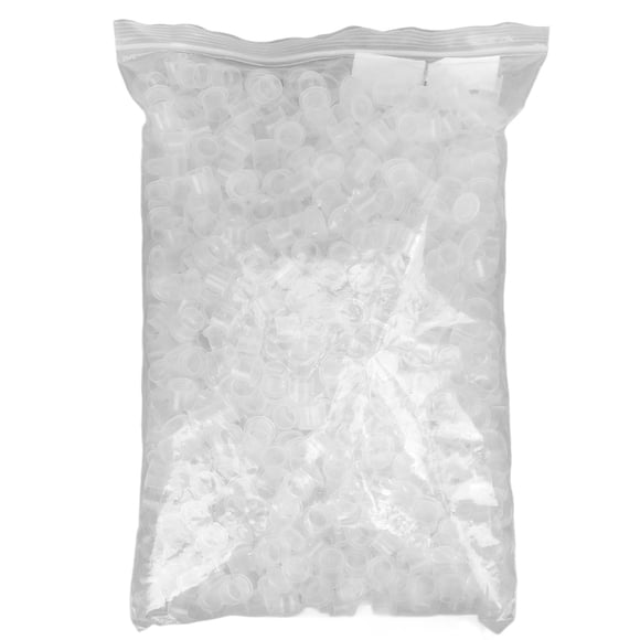 Vaso de tinta desechable para tatuajes, accesorio para microblading, pigmento mixto para tatuajes, suministros con base de 1,5 x 1,3 cm (1000 unidades)