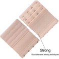 thumbnail image 2 of 6 piezas de extensores de sujetador elásticos suaves y cómodos para mujer, correa de extensión para sujetador, 4 ganchos, 3 filas, extensor de sujetador para mujer, banda para sujetador, 2 of 4