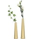 thumbnail image 1 of Juego de floreros pequeños Vase Vixdonos de metal dorado de 26,7 cm/21,6 cm, 1 of 7