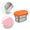 🔥 Orange_Base#1202, variant on Stainless Steel Dip Sauce Cups 304 Bento Condiment Containers with Lids for Dipping, Meal Prep, Lunchbox, BBQ, Parties