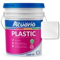 thumbnail image 1 of Pintura Acrílica Modificada Exteriores Interiores Pinturas Acuario Plastic 10 Años 19 Litros Blanco Semisatinado, 1 of 1