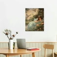 thumbnail image 4 of JEUXUS Art Poster  in A Landscape with Swans Hugging Retro Oil Paintings on Walls Dec Canvas Painting Wall Art Poster for Bedroom Living Room Decor, 4 of 4