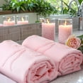 thumbnail image 7 of 3pcs Pink Bowknot Jacquard Towel - 100% Purified Cotton Face Towel with Bow Patterns, Soft Absorbent Home Bathroom Decor Towel, Perfect Gift for Family & Friends, Durable Cotton Towel, 14*31in, Pink, 7 of 7
